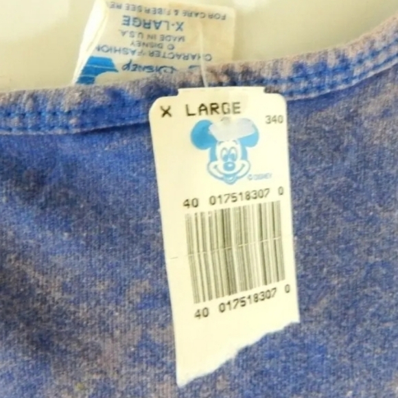 Vintage Disney Mickey Mouse Acid Wash Tank - Picture 4 of 4